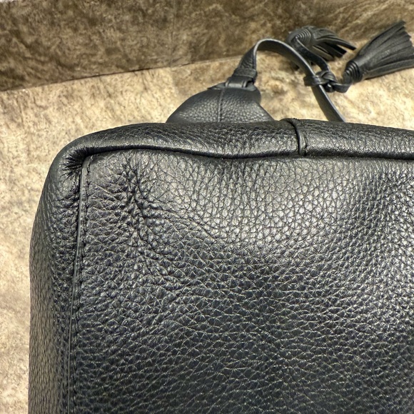 Tory Burch THEA HOBO black leather bag - Picture 12 of 15